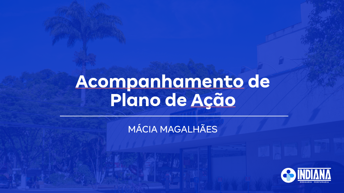 Acompanhamento de Plano de Ação — Mácia Magalhães